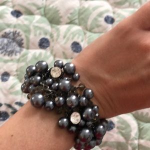 The Limited pearl beaded bracelet